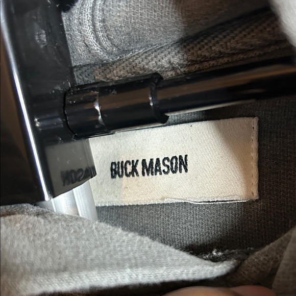 Buck Mason Charcoal Hoodie - Picture 2 of 8
